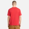 Gewassen T-shirt met geborduurd logo voor heren Gewassen T-shirt met geborduurd logo voor heren