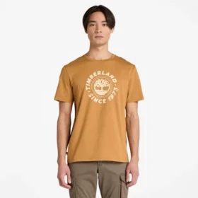Grafisch T-shirt met korte mouwen voor heren