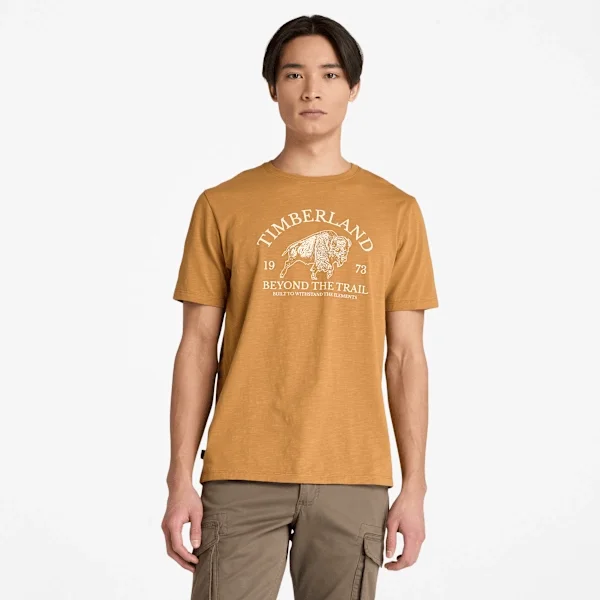Grafisch T-shirt met korte mouwen voor heren Grafisch T-shirt met korte mouwen voor heren