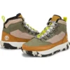 GreenStride Motion 6 Mid waterdichte laarzen van stof en leer “Olive Green”