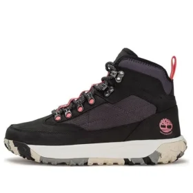 GreenStride Motion 6 Mid waterdichte laarzen van stof en leer “Zwart”