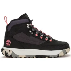 GreenStride Motion 6 Mid waterdichte laarzen van stof en leer “Zwart”