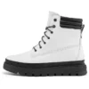 GreenStride Ray City waterdichte laars met brede pasvorm “White Full Grain”
