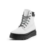 GreenStride Ray City waterdichte laars met brede pasvorm “White Full Grain”