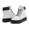 GreenStride Ray City waterdichte laars met brede pasvorm “White Full Grain”