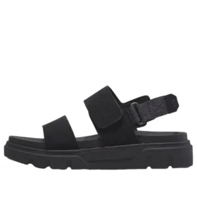 Greyfield 2 sandalen met hielband “Zwart Suede”