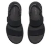 Greyfield 2 sandalen met hielband “Zwart Suede”