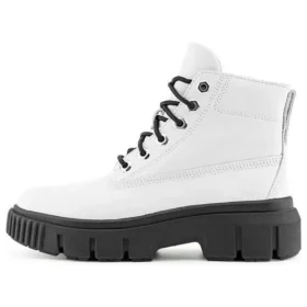 Greyfield leren laarzen “White Full Grain”