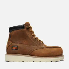Gridworks 6-Inch werklaarzen met stalen neus voor heren – Goudbruin