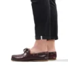 Handgemaakte leren bootschoenen bruin