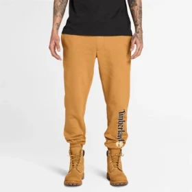 Heren joggingbroeken met lineair logo – Laarzen