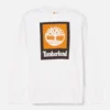 Heren T-shirts met lange mouwen en gekleurd Stack-logo Heren T-shirts met lange mouwen en gekleurd Stack-logo