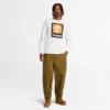 Heren T-shirts met lange mouwen en gekleurd Stack-logo Heren T-shirts met lange mouwen en gekleurd Stack-logo