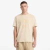 Heren T-shirts met logo, in de massa geverfd Heren T-shirts met logo, in de massa geverfd
