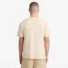 Heren T-shirts met logo, in de massa geverfd Heren T-shirts met logo, in de massa geverfd