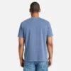 Heren T-shirts met logo, in de massa geverfd Heren T-shirts met logo, in de massa geverfd