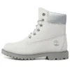 Heritage 6-Inch Laarzen “White Nubuck and Silver”