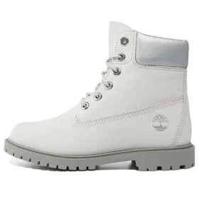 Heritage 6-Inch Laarzen “White Nubuck and Silver”