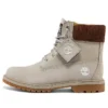 Heritage 6-Inch waterdichte laarzen met brede pasvorm “Beige nubuck met camouflage”