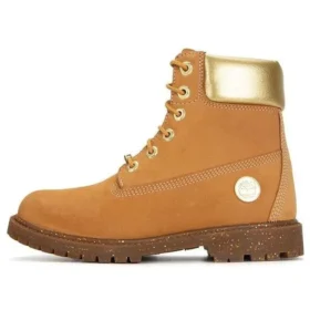Heritage 6-Inch waterdichte laarzen “Tarwe Nubuck with Gold”
