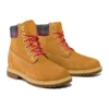 Heritage 6-Inch waterdichte laarzen “Wheat Nubuck met roze-blauwgroen geruit”