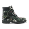Heritage 6-Inch waterdichte laarzen “Zwart bloemenprint nubuck”