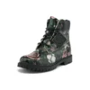 Heritage 6-Inch waterdichte laarzen “Zwart bloemenprint nubuck”