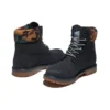 Heritage 6-Inch waterdichte laarzen “Zwart nubuck met camouflage”