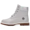 Heritage 6-Inch Waterproof Laarzen “Light Grey Full Grain with Silver Collar”