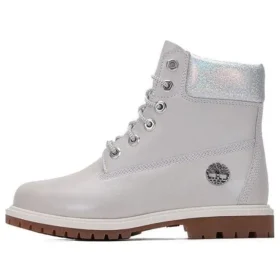 Heritage 6-Inch Waterproof Laarzen “Light Grey Full Grain with Silver Collar”