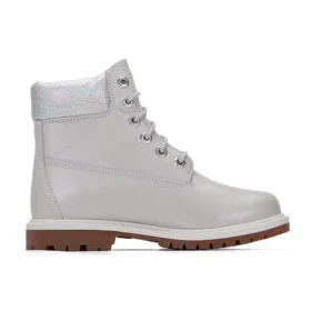 Heritage 6-Inch Waterproof Laarzen “Light Grey Full Grain with Silver Collar”