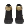Heritage 6-Inch Waterproof Laarzen “Zwart Nubuck met Gold”