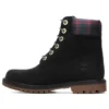 Heritage 6-Inch Waterproof Laarzen “Zwart Nubuck met Pink Teal Plaid”