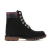 Heritage 6-Inch Waterproof Laarzen “Zwart Nubuck met Pink Teal Plaid”
