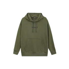 Hoodie met boomlogo “Olijfgroen”