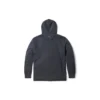 Hoodie met gemengde materialen, geverfd in de massa “Donkergrijs”
