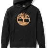 Hoodie met gouden logo “Zwart”