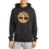 Hoodie met gouden logo “Zwart”