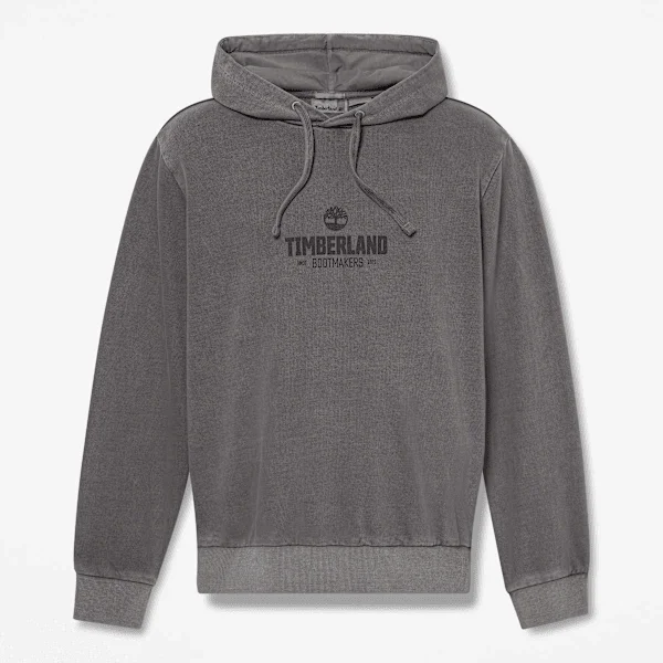 Hoodie voor heren, in de massa geverfd Hoodie voor heren, in de massa geverfd