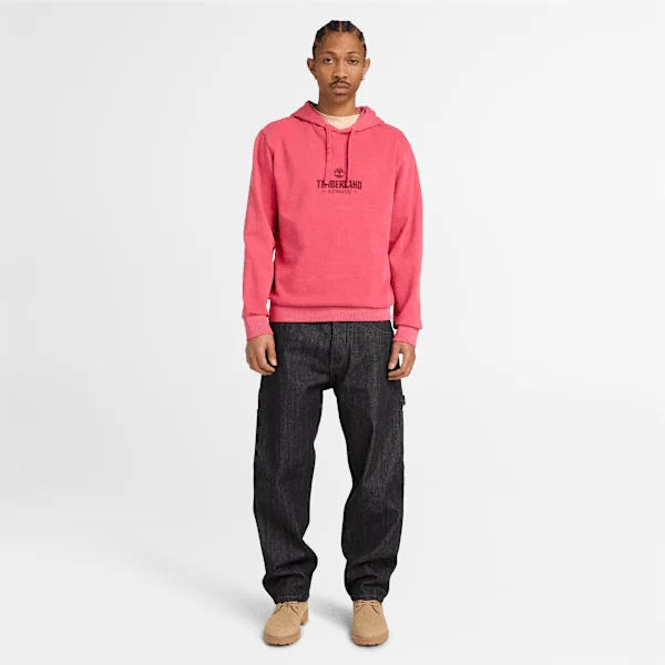 Hoodie voor heren, in de massa geverfd Hoodie voor heren, in de massa geverfd