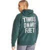 Hoodies met logo en tekst op de rug “Green”