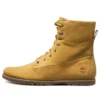 Joslin halfhoge laarzen met rits “Tarwe Nubuck”