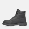 Junior Premium 6-Inch waterdichte laarzen – Zwart nubuck