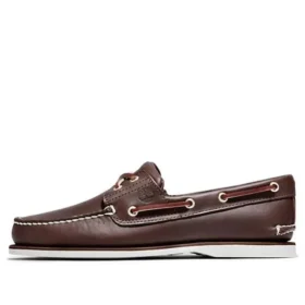 Klassieke bootschoen met twee veters “Bruin”