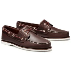 Klassieke bootschoen met twee veters “Bruin”