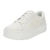 Lage vetersneakers “White Full Grain”