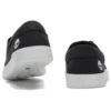 Lage vetersneakers “Zwart Canvas”