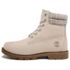 Lindon Woods 6-Inch Boot “Beige nubuck en bedrukte kraag”