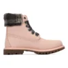 Lindon Woods 6-Inch Boot “Roze nubuck en zwart bedrukte kraag”