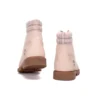 Lindon Woods 6-Inch Waterproof Laarzen “Pink Nubuck and Printed Collar”